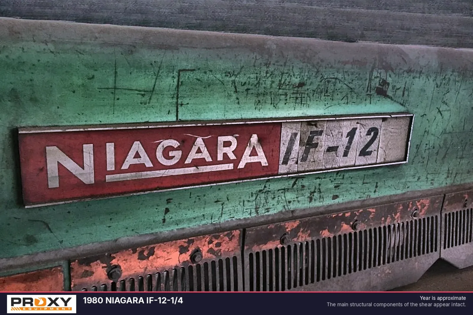 1980 NIAGARA IF-12-1/4