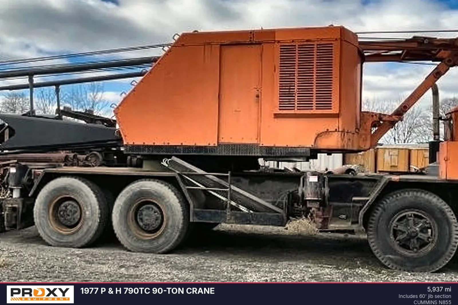 1977 P & H 790TC 90-Ton Crane
