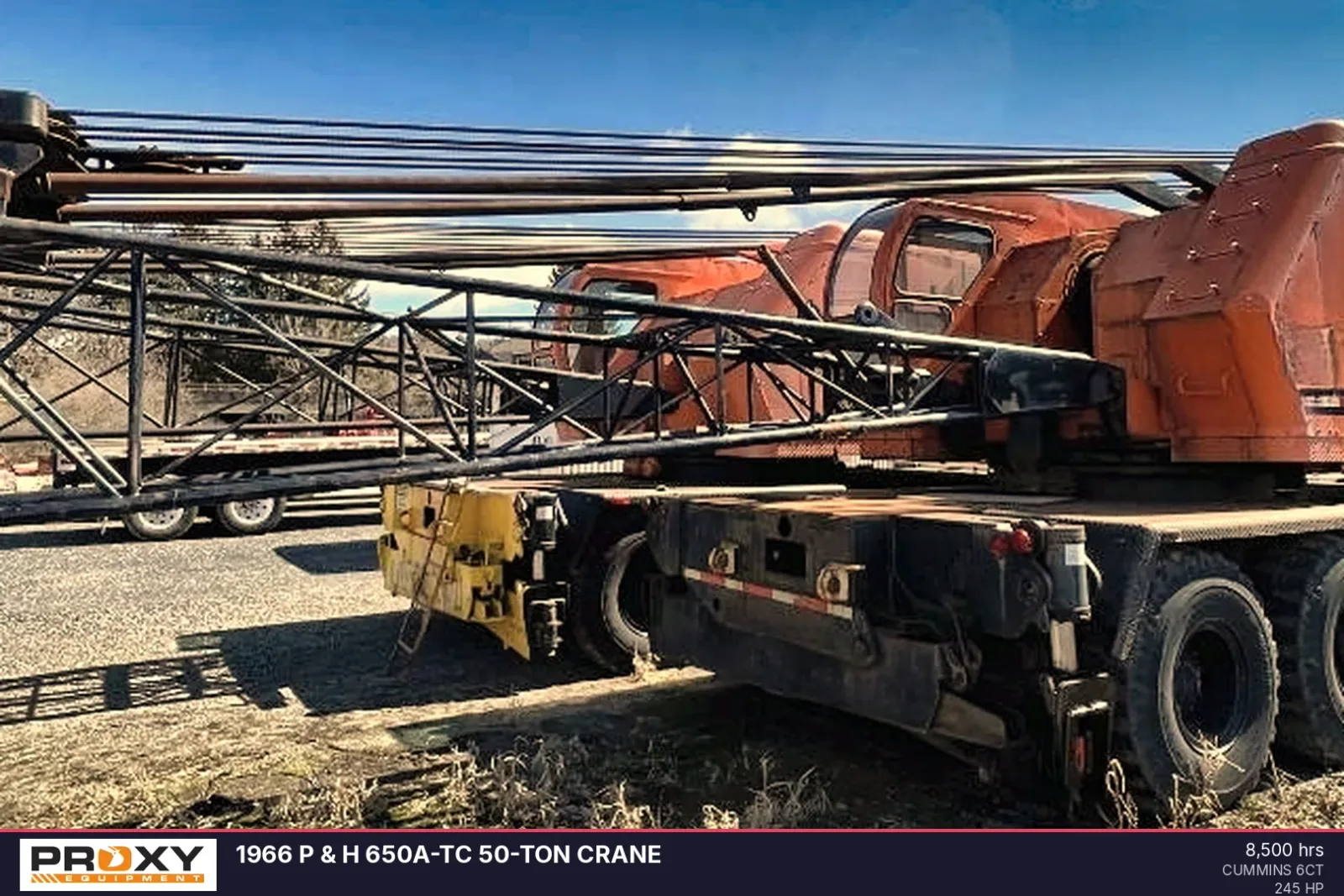 1966 P & H 650A-TC 50-Ton Crane