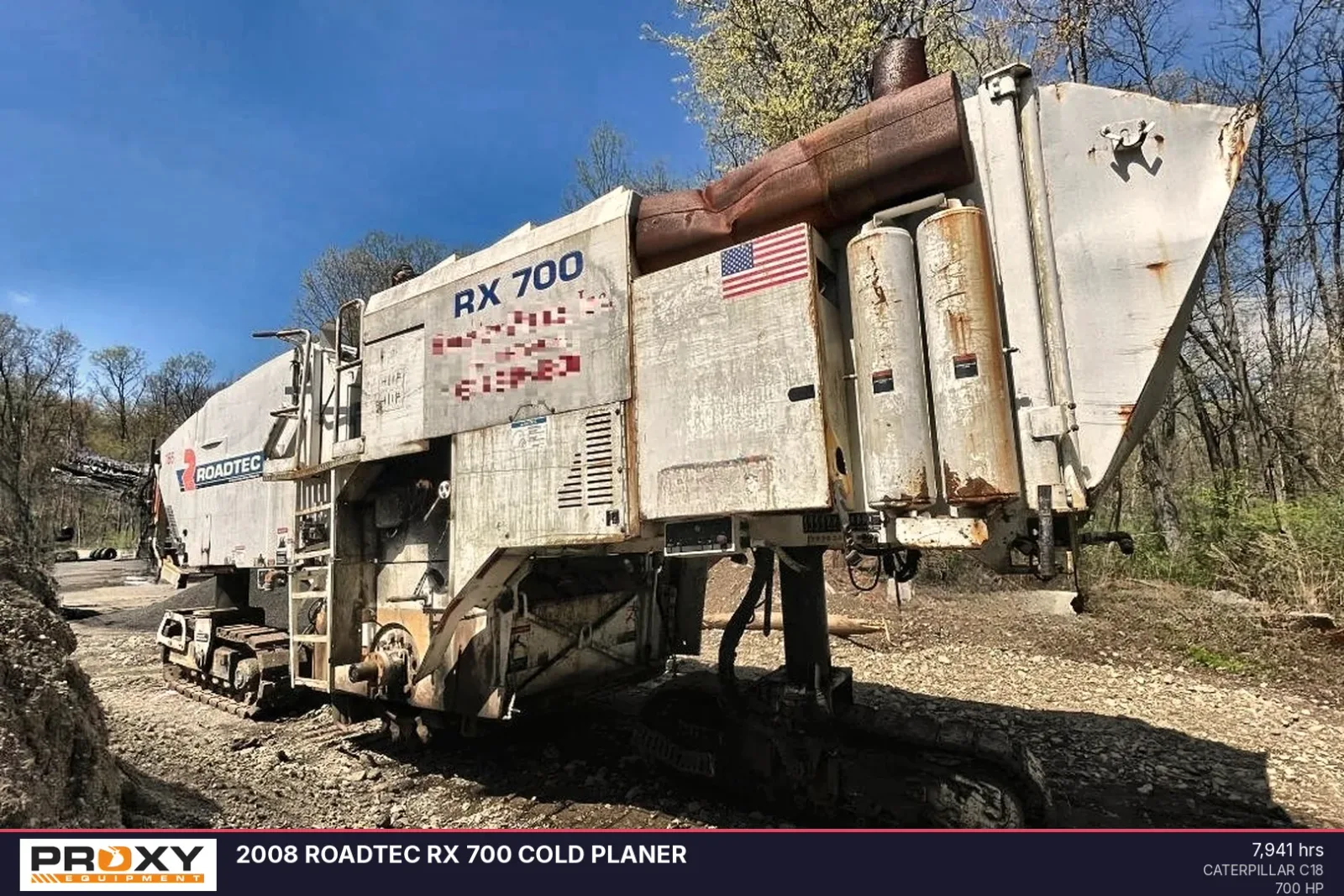 2008 ROADTEC RX 700 Cold Planer