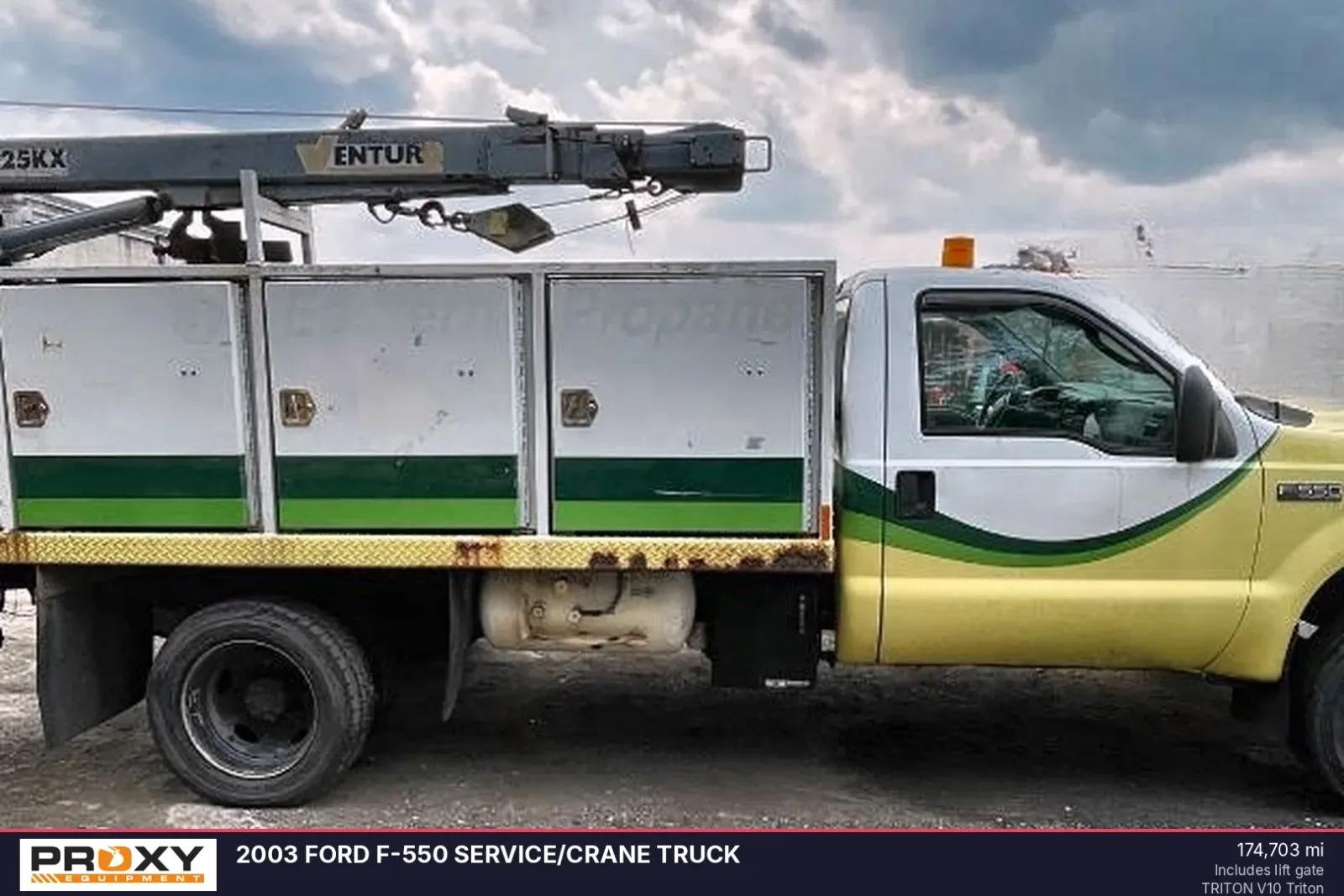 2003 FORD F-550 Service/Crane Truck