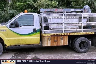 2003 FORD F-550 Service/Crane Truck - view 3 of 73