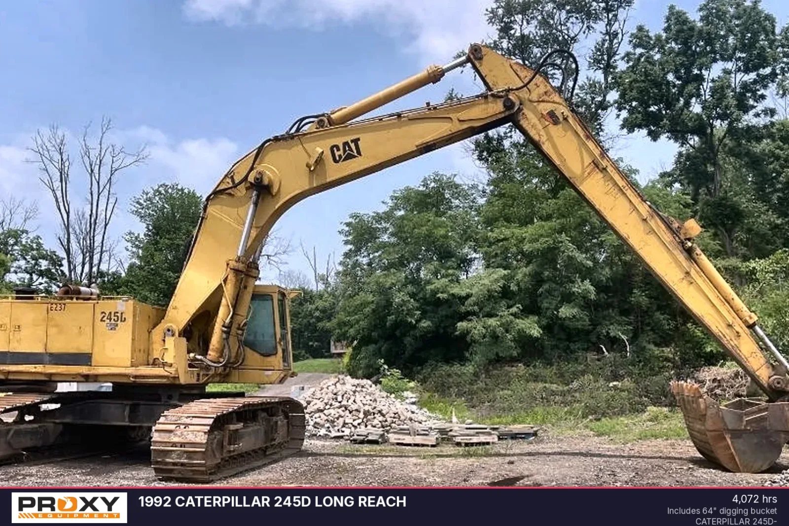 1992 CATERPILLAR 245D Long Reach