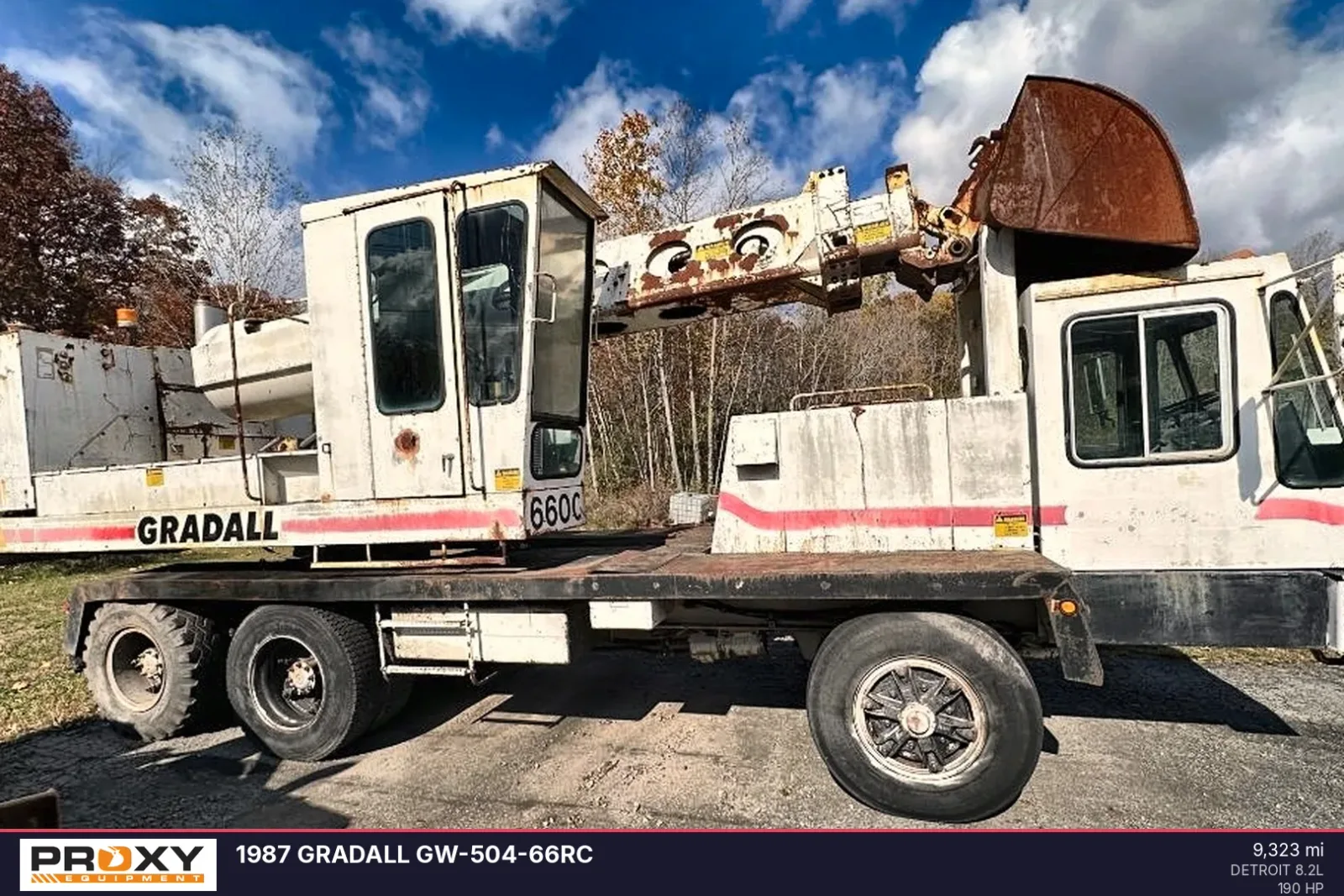 1987 GRADALL GW-504-66RC