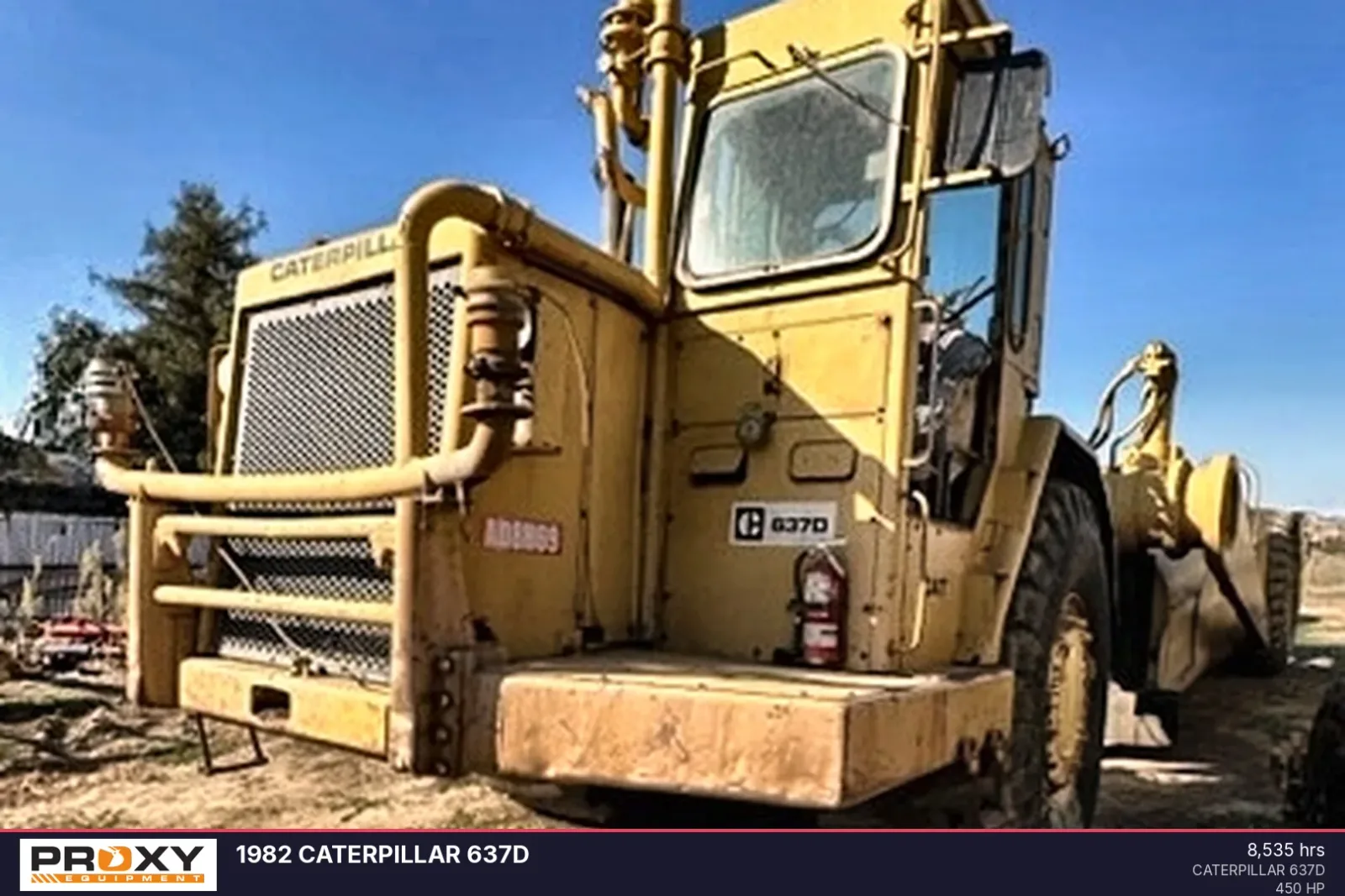 1982 CATERPILLAR 637D