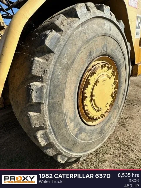 1982 CATERPILLAR 637D