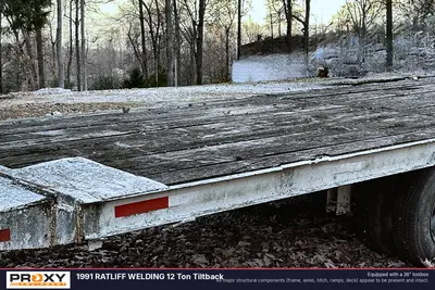 1991 RATLIFF WELDING 12 Ton Tiltback - view 3 of 76