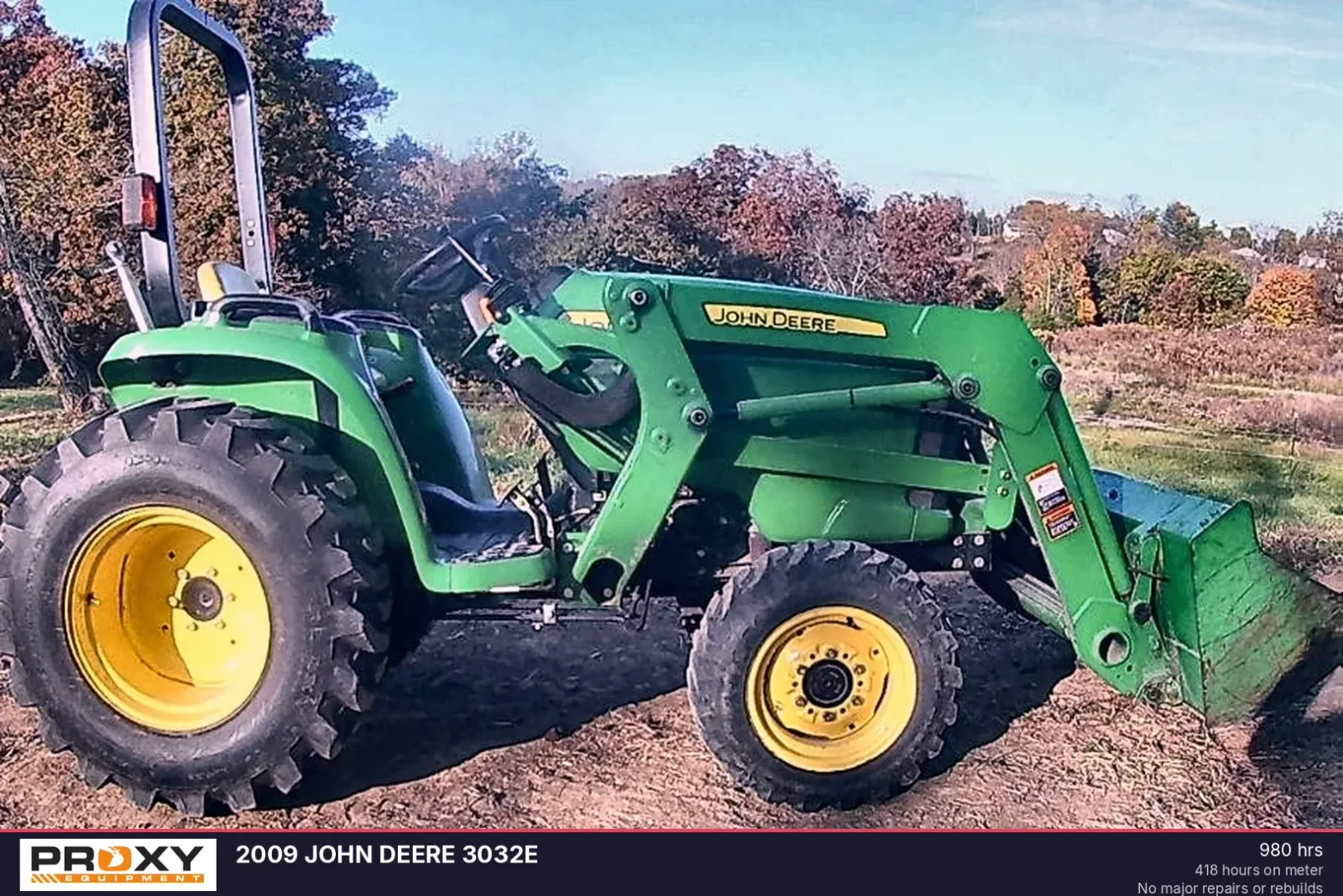 2009 JOHN DEERE 3032E