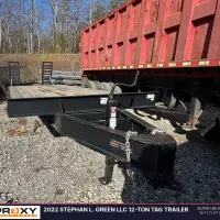 2022 STEPHAN L. GREEN LLC 12-Ton Tag Trailer - view 2 of 13