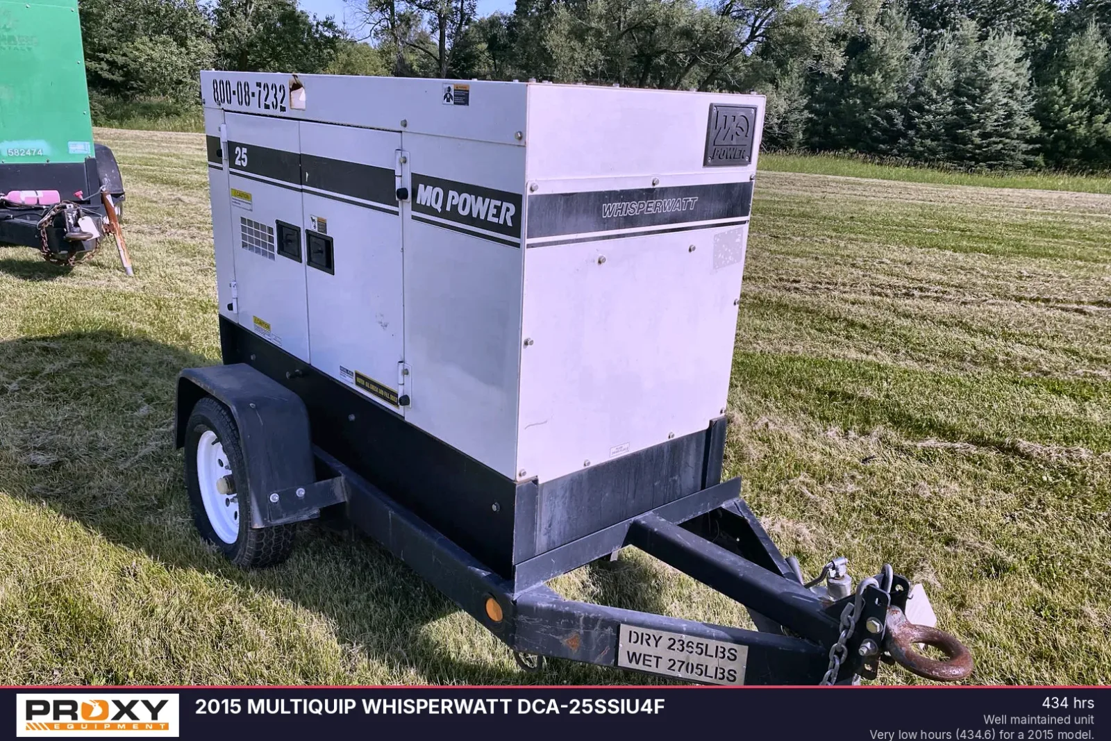 2015 MULTIQUIP WHISPERWATT DCA-25SSIU4F