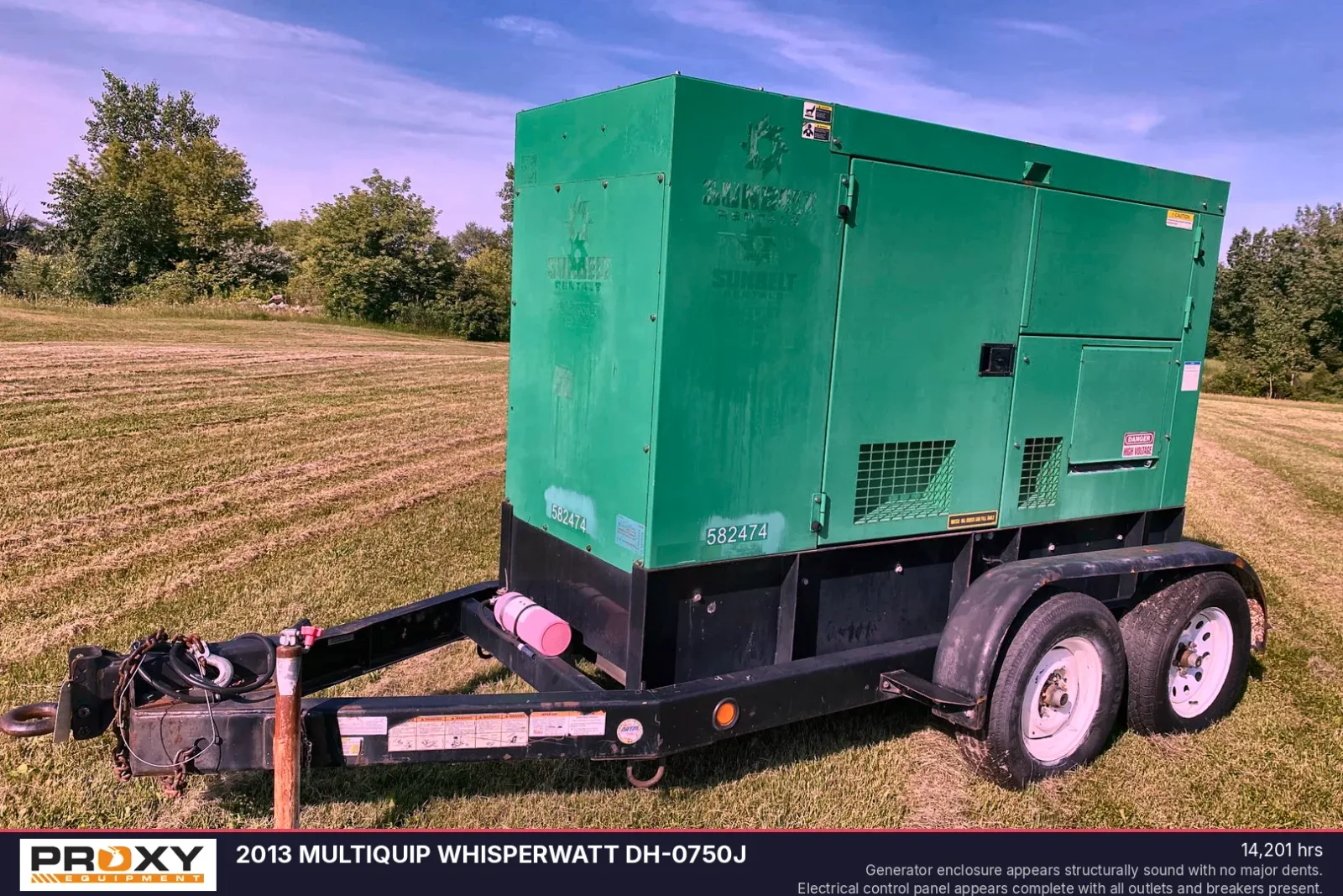 2013 MULTIQUIP WHISPERWATT DH-0750J