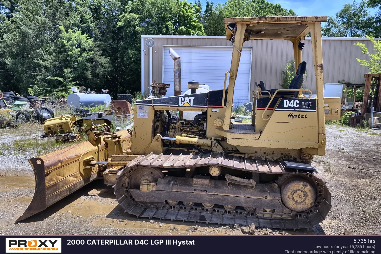 2000 CATERPILLAR D4C LGP III Hystat
