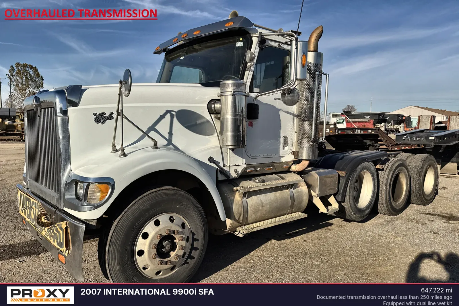 2007 INTERNATIONAL 9900i SFA