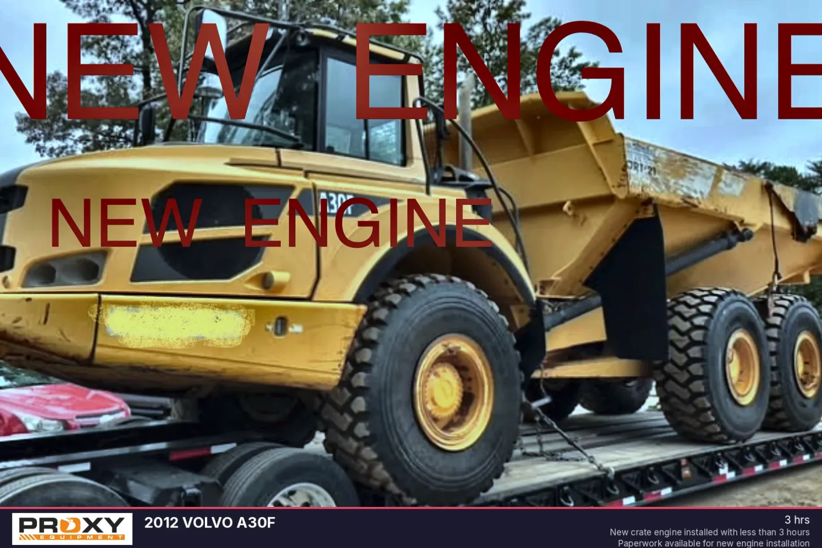 2012 VOLVO A30F