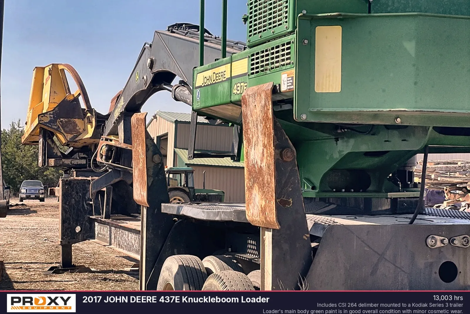 2017 JOHN DEERE 437E Knuckleboom Loader