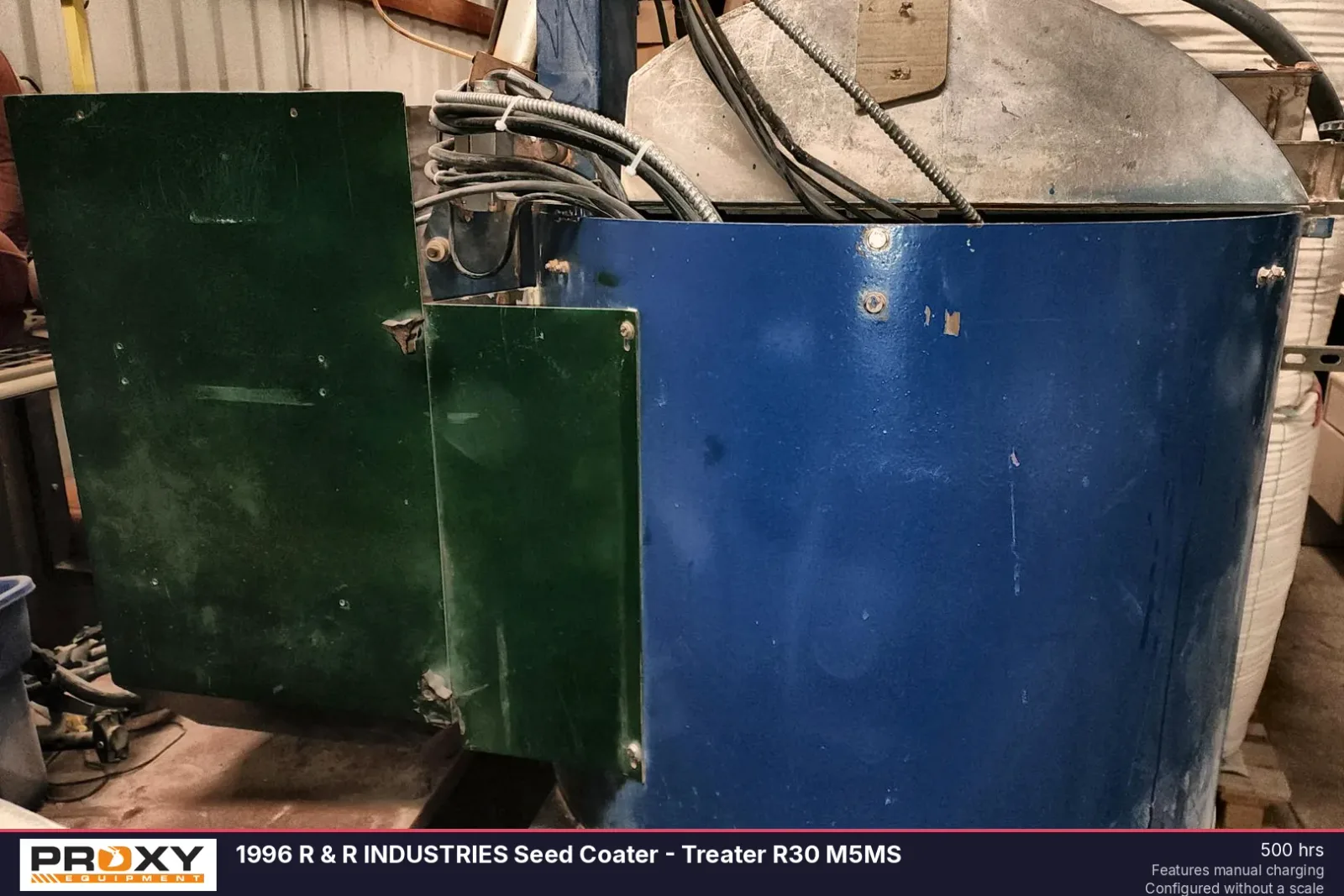 1996 R & R INDUSTRIES R30 M5MS Seed Coater