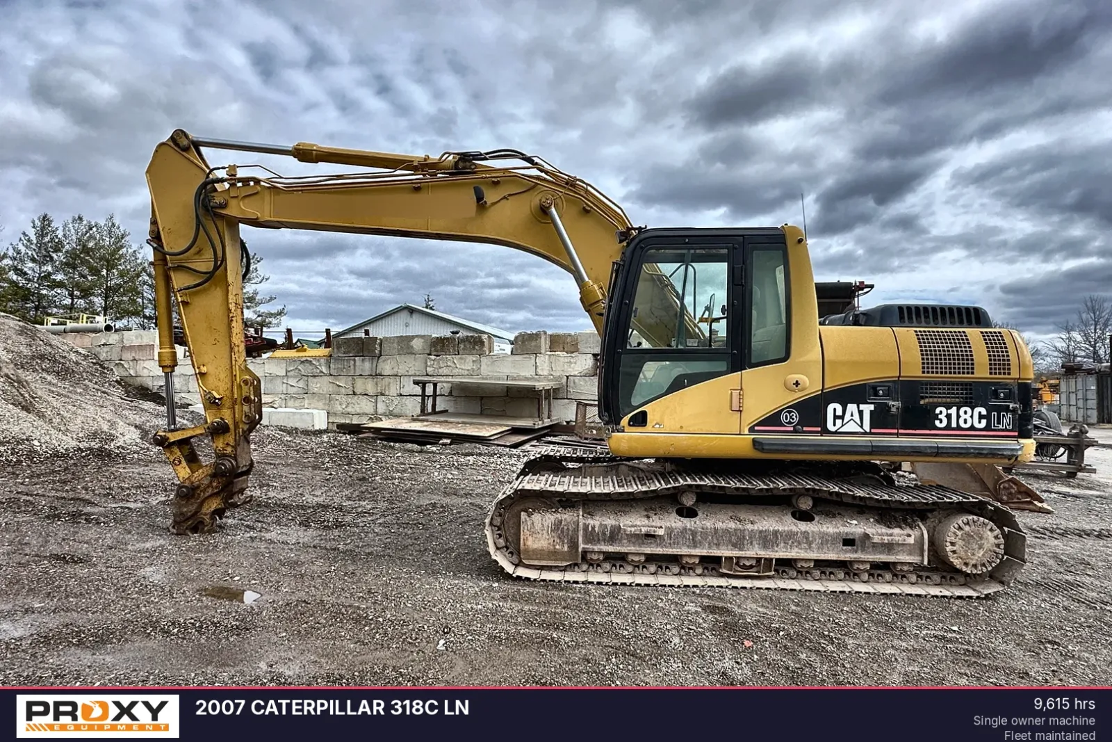 2007 CATERPILLAR 318C LN