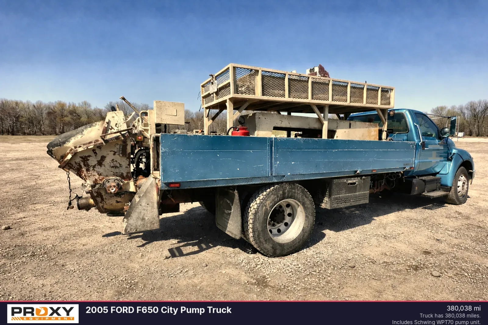 2005 FORD F650 City Pump Truck