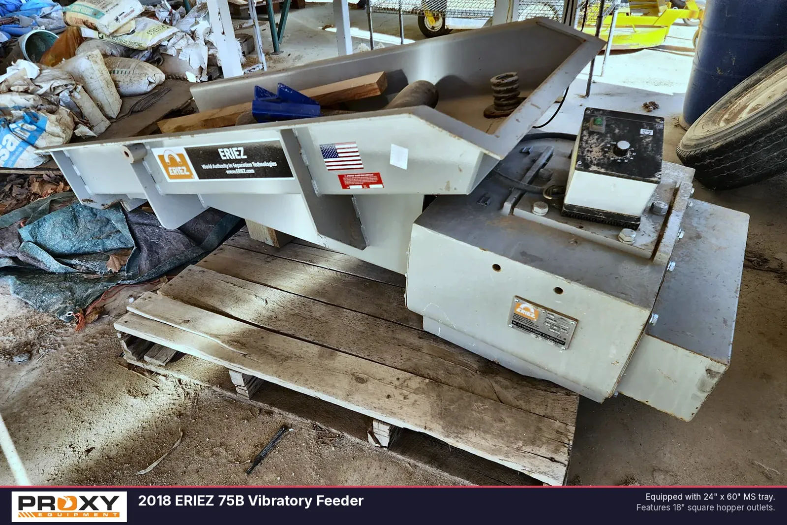 2018 ERIEZ 75B Vibratory Feeder