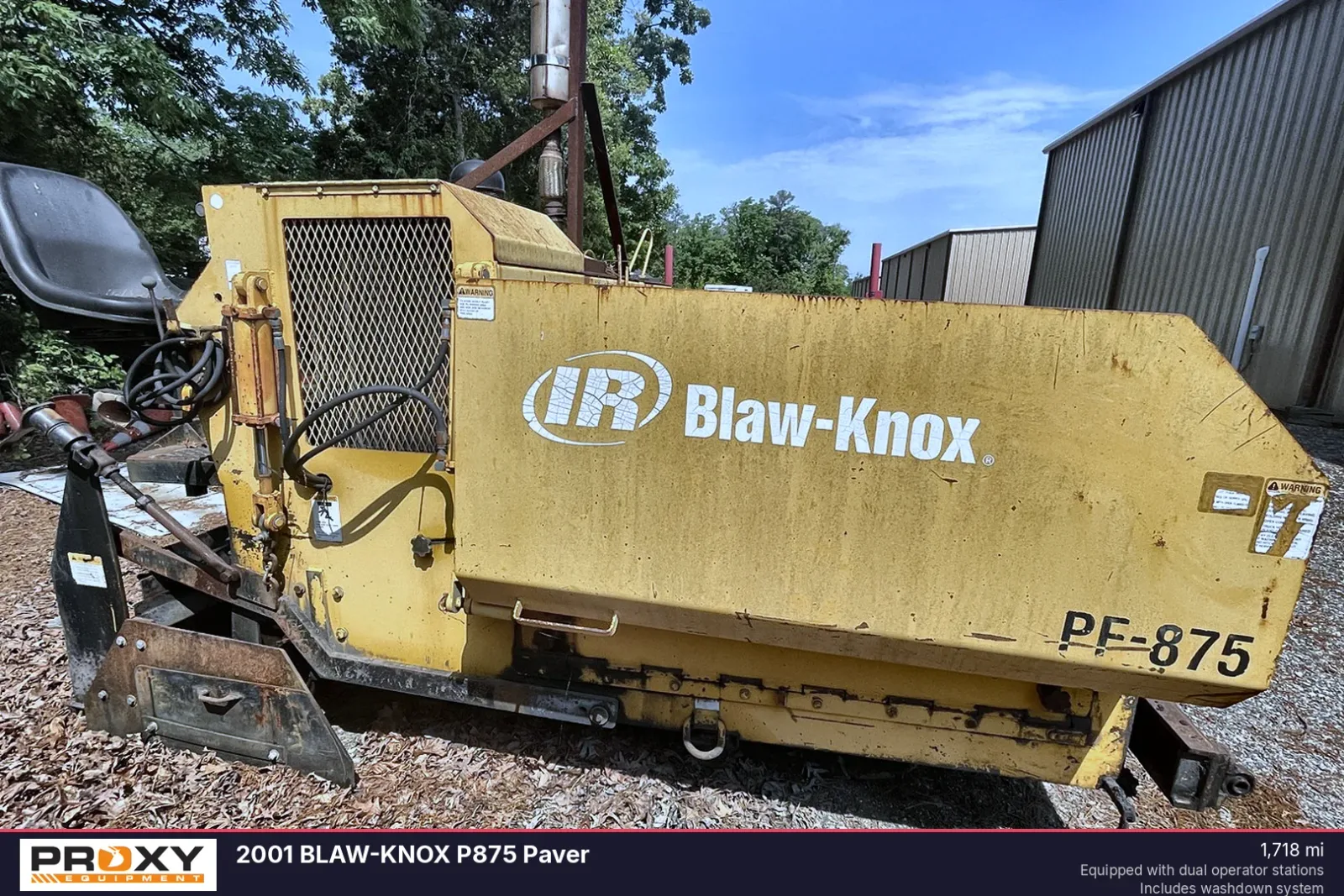 2001 BLAW-KNOX P875 Paver