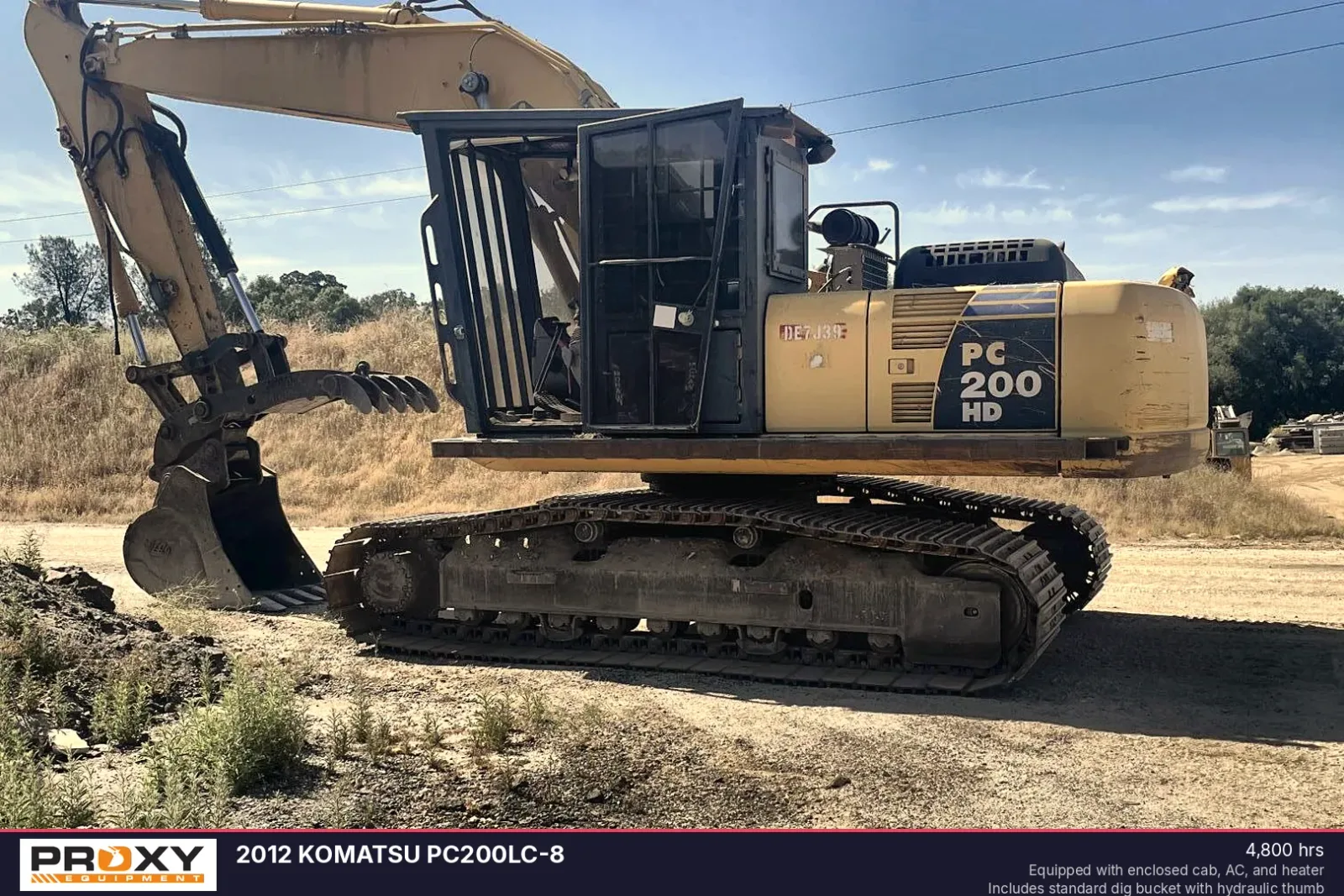 2012 KOMATSU PC200LC-8