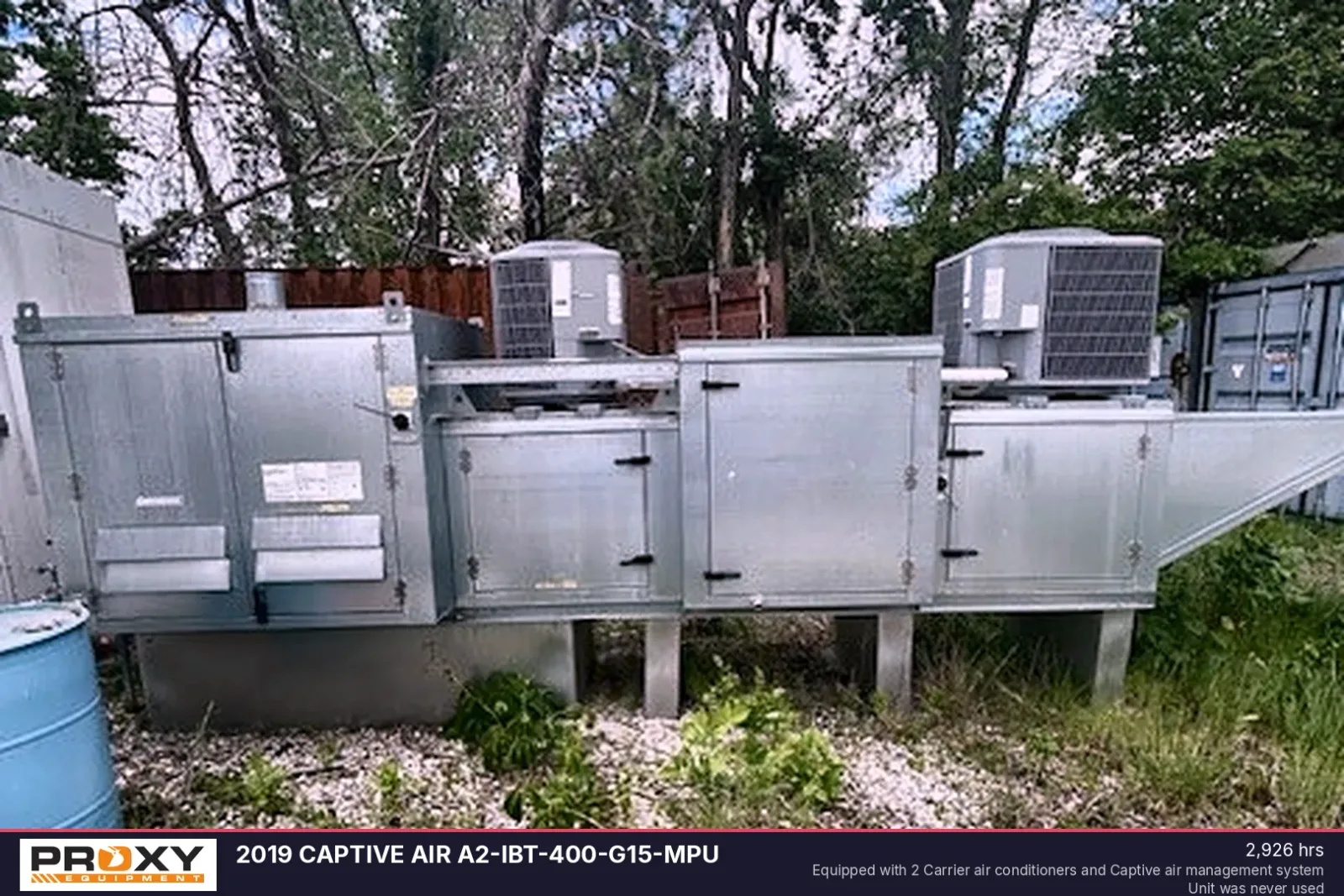 2019 CAPTIVE AIR A2-IBT-400-G15-MPU