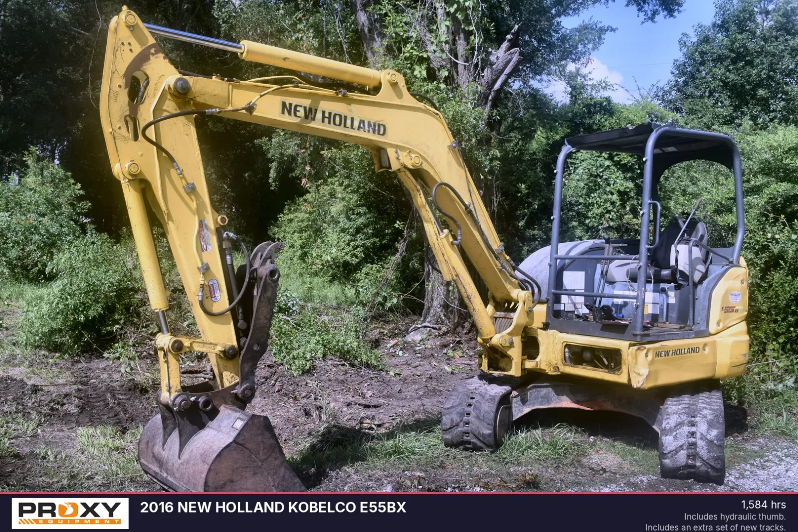 2016 NEW HOLLAND KOBELCO E55BX