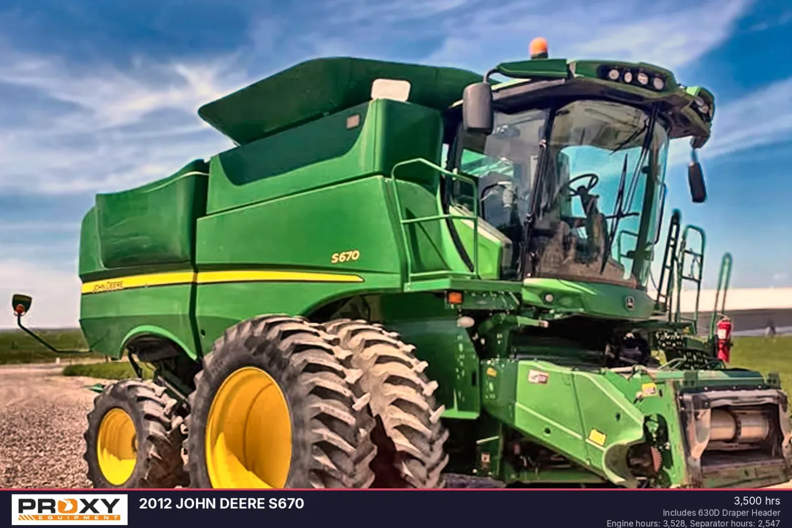 2012 JOHN DEERE S670
