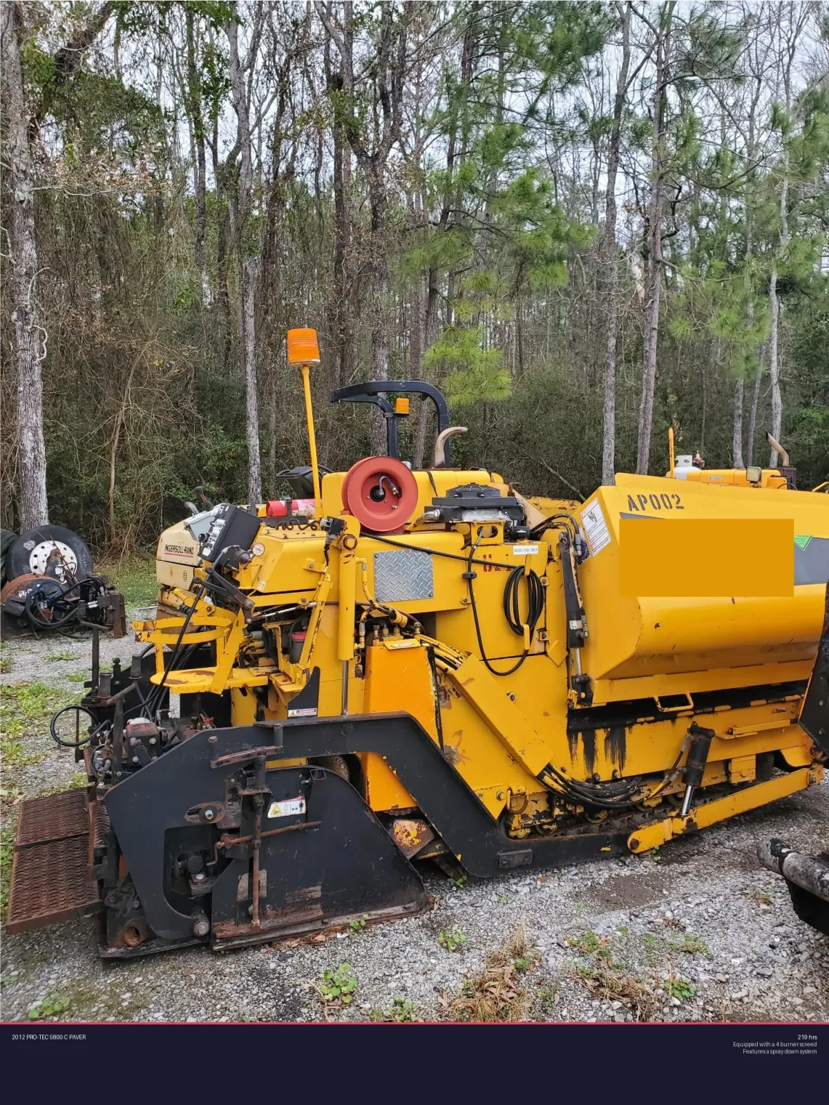 2012 PRO-TEC 5800 C Paver