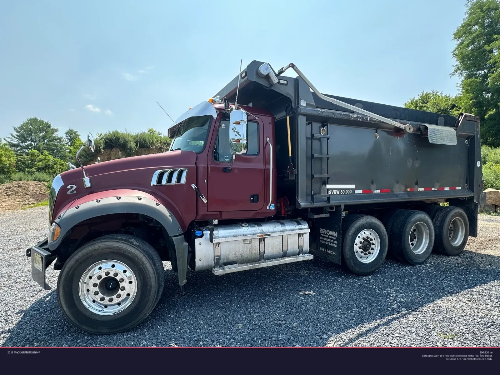 2019 MACK Granite GR64F