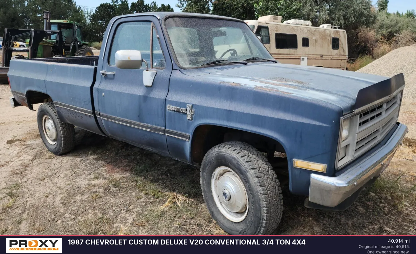 1987 CHEVROLET Custom Deluxe V20 Conventional 3/4 Ton 4x4