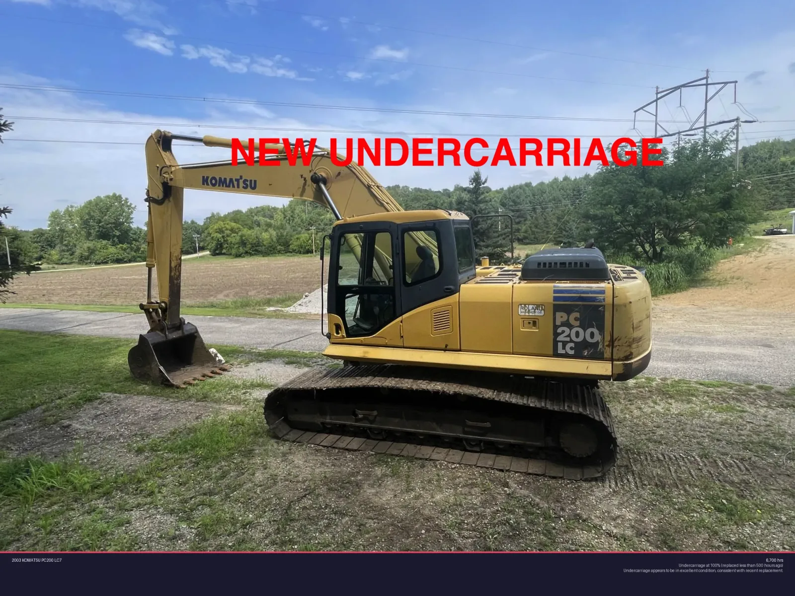 2003 KOMATSU PC200 LC7