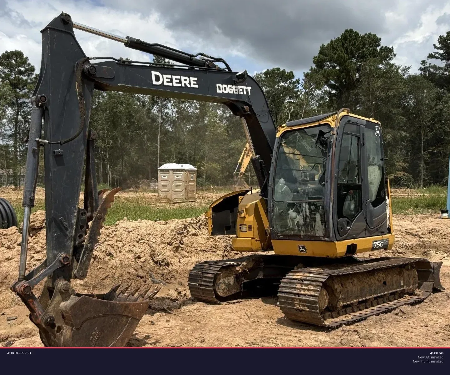 2016 DEERE 75G