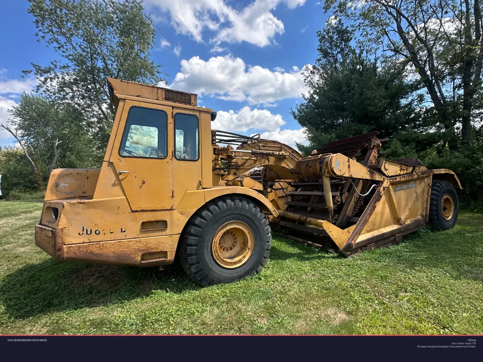 1979 DEERE 860B Motor Scraper