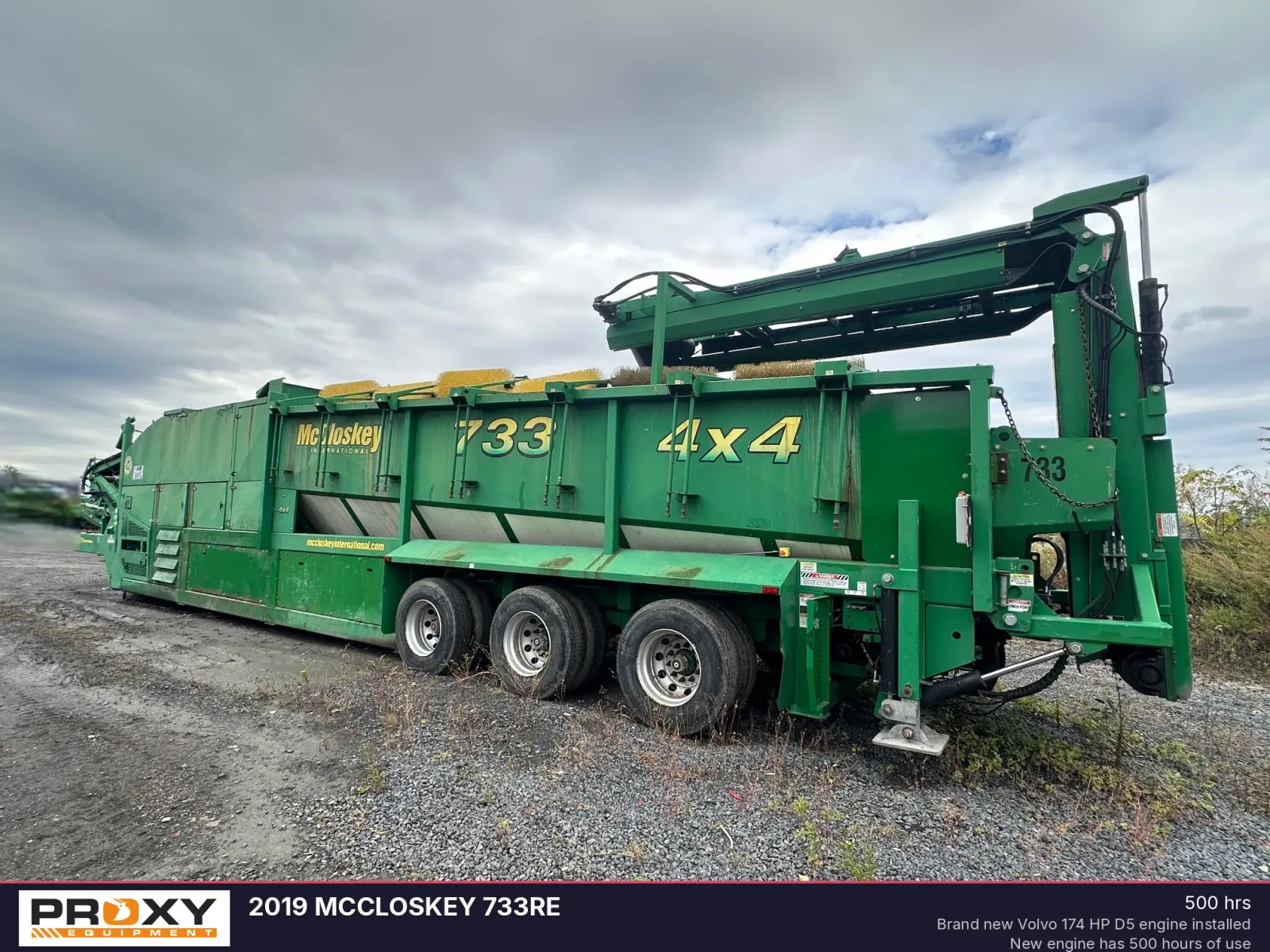 2019 MCCLOSKEY 733RE
