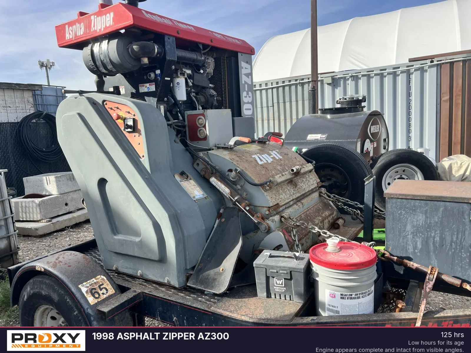 1998 ASPHALT ZIPPER AZ300