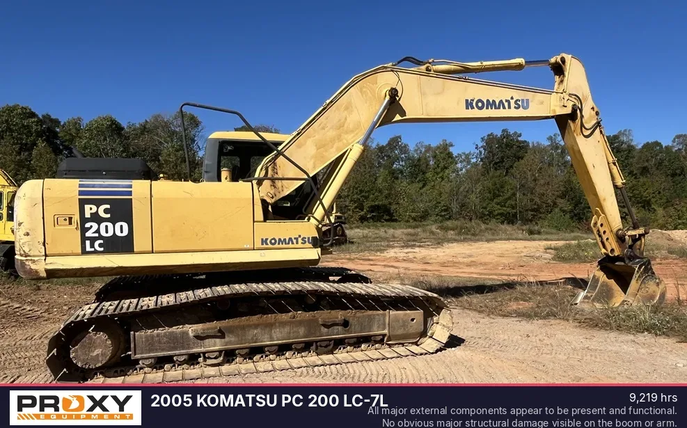 2005 KOMATSU PC 200 LC-7L