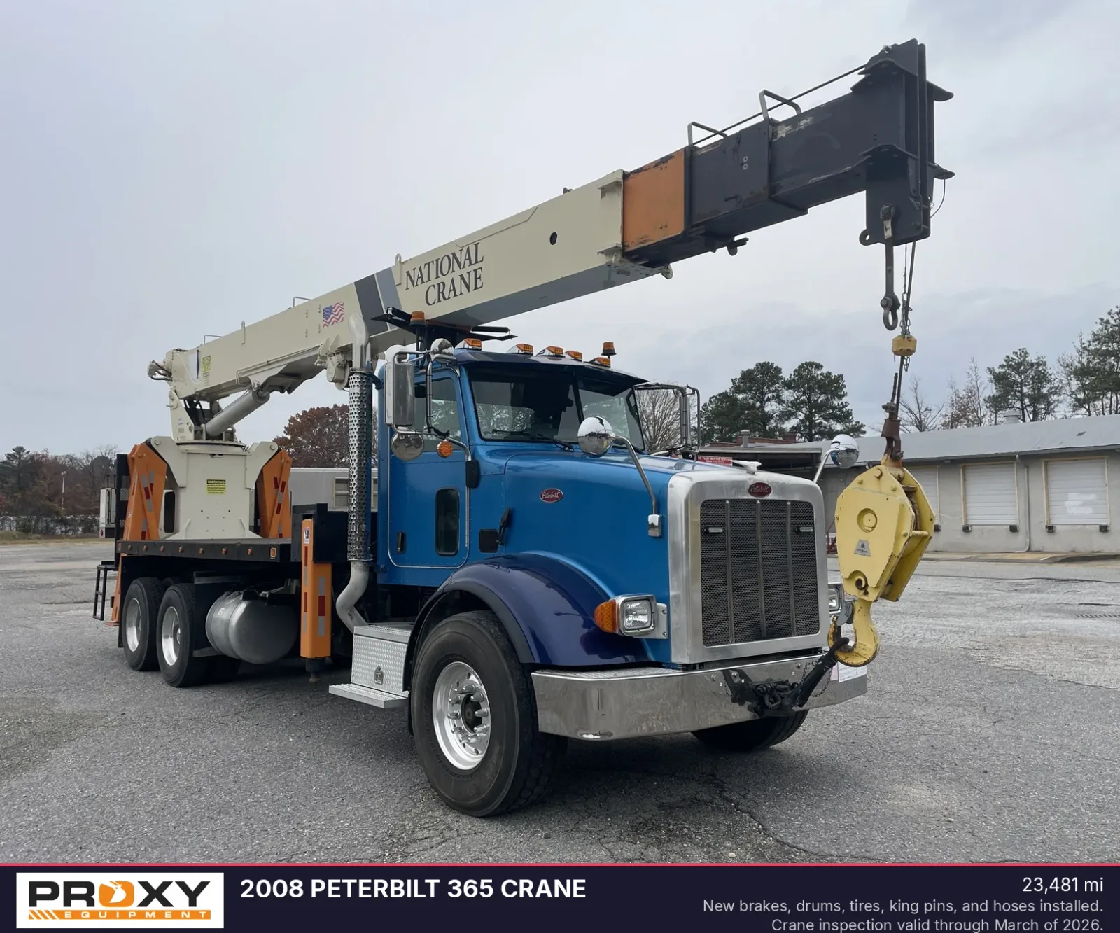 2008 PETERBILT 365 Crane
