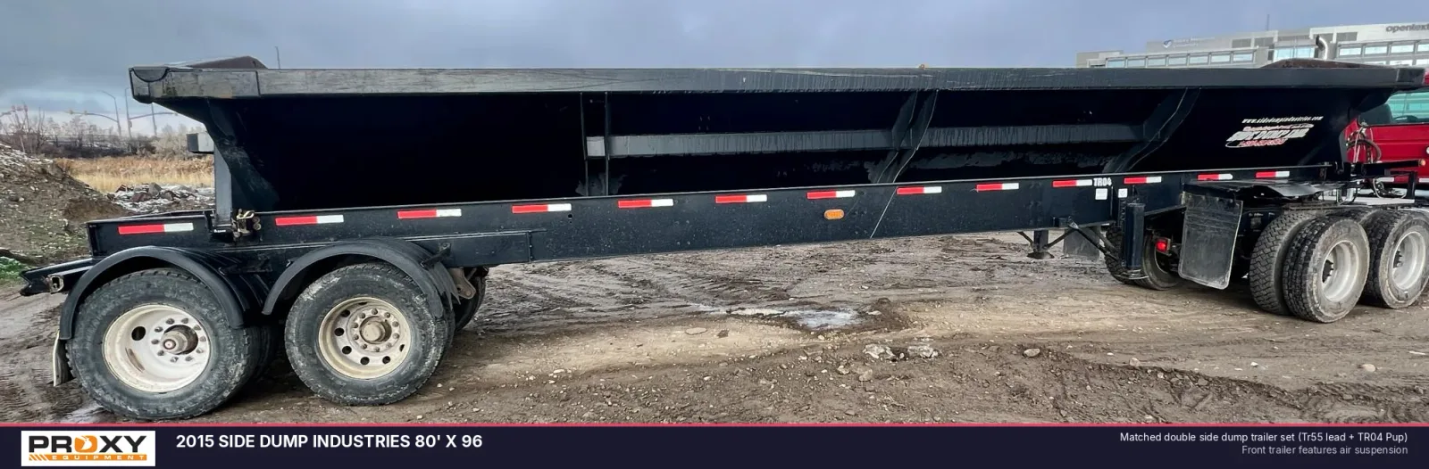 2015 SIDE DUMP INDUSTRIES 80' X 96