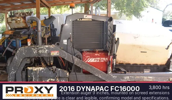 2016 DYNAPAC FC16000