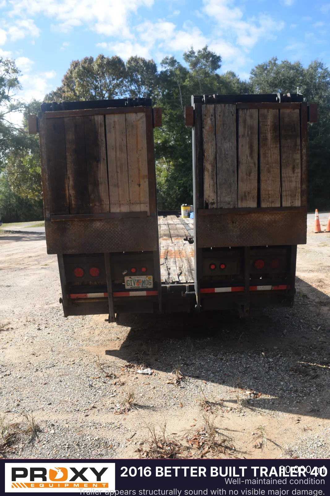2016 BETTER BUILT TRAILER 40 FT