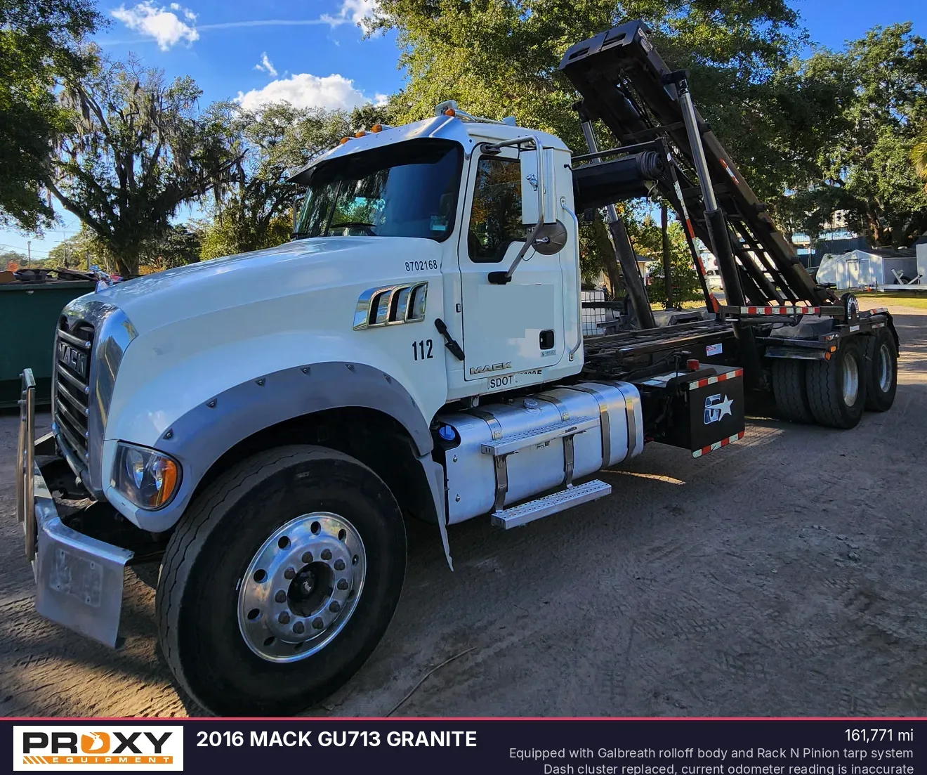 2016 MACK GU713 Granite