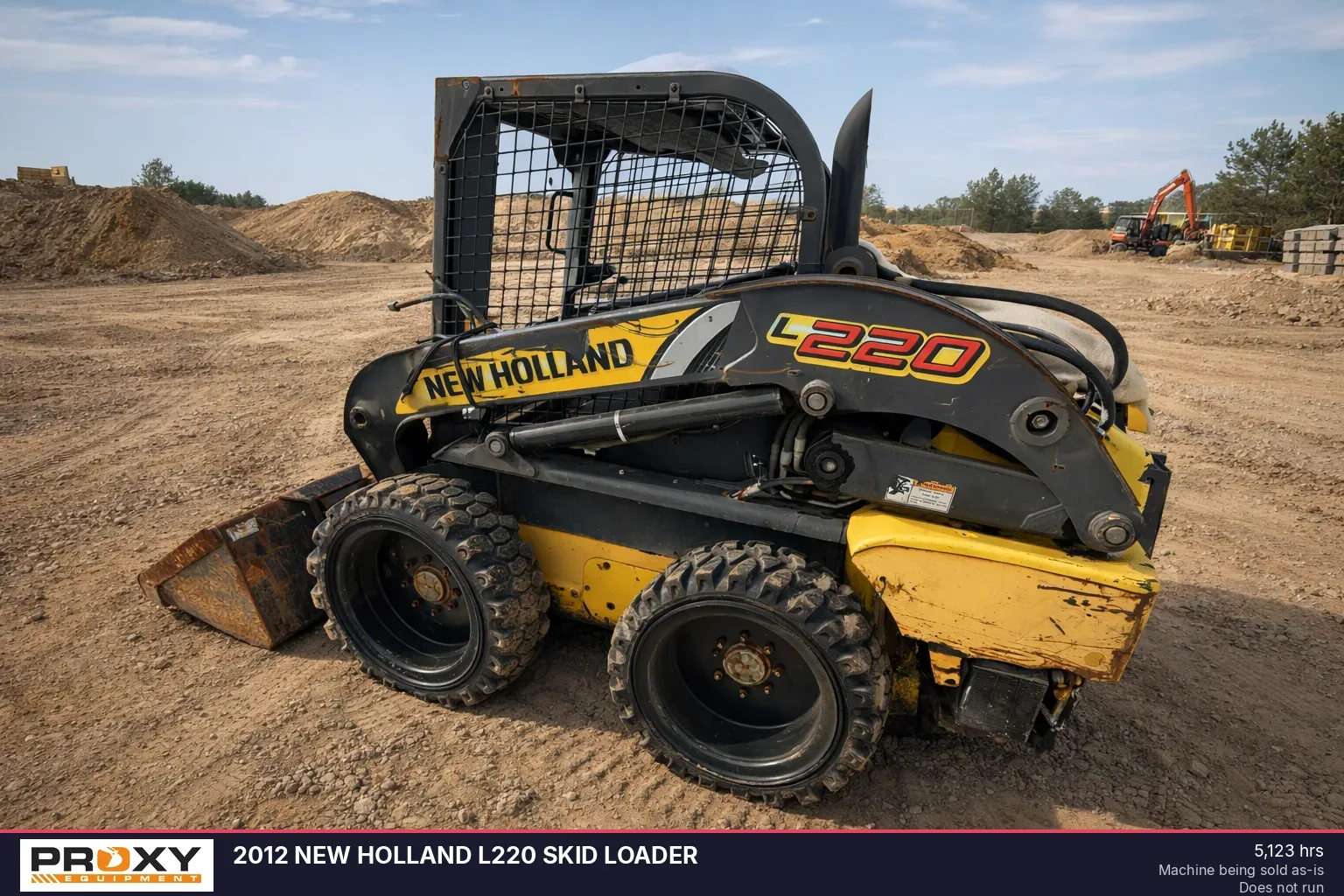 2012 NEW HOLLAND L220 Skid Loader