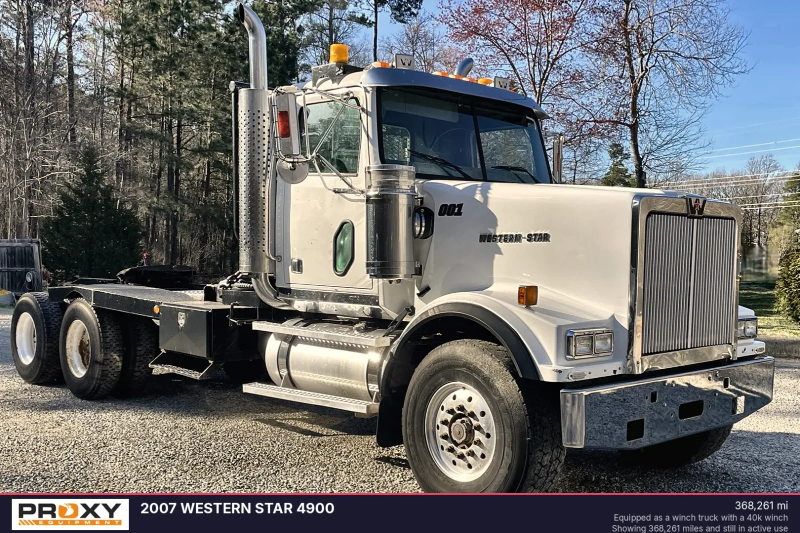 2007 WESTERN STAR 4900
