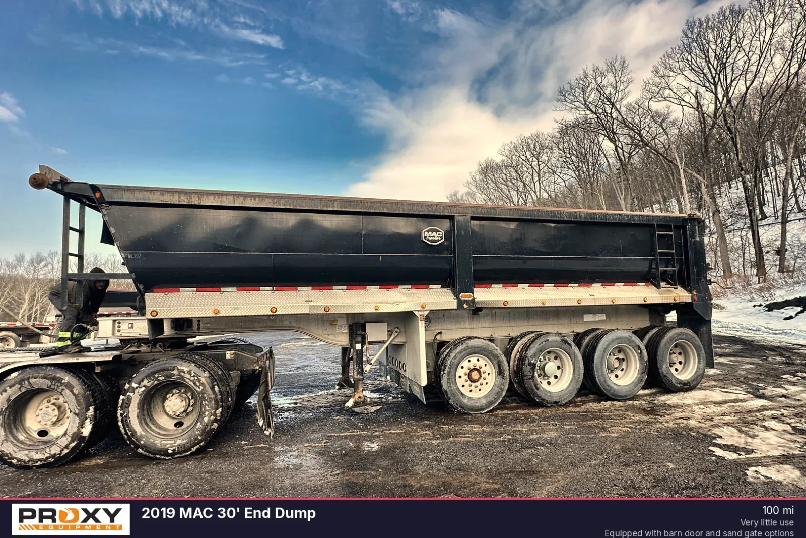 2019 MAC 30' End Dump