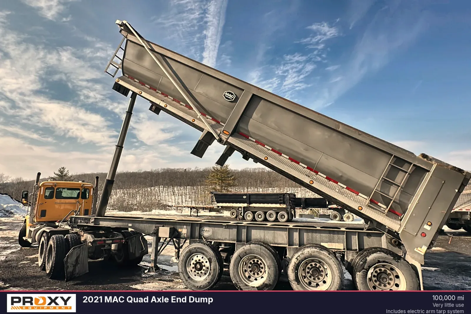 2021 MAC Quad Axle End Dump