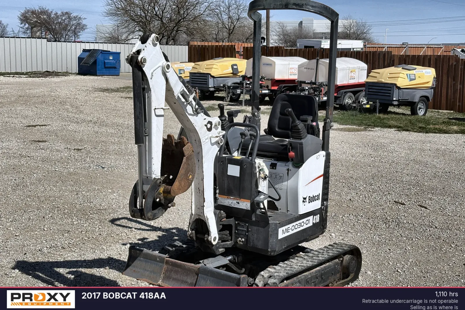 2017 BOBCAT 418AA