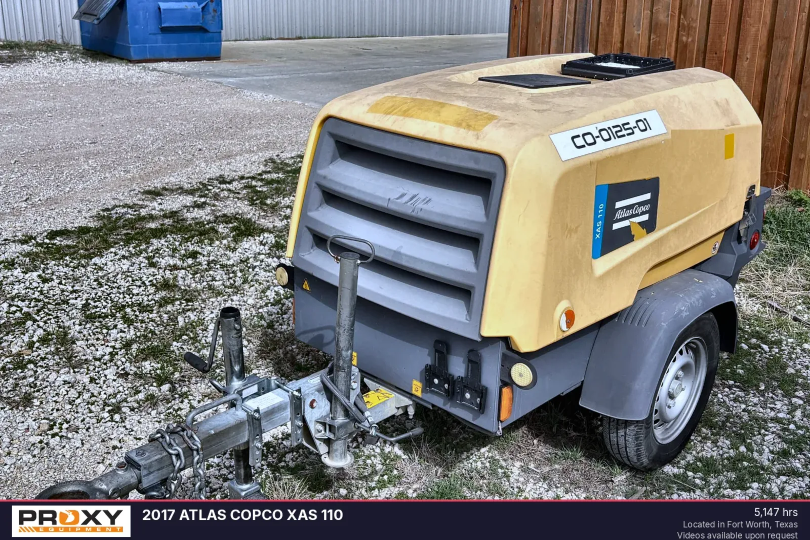 2017 ATLAS COPCO XAS 110