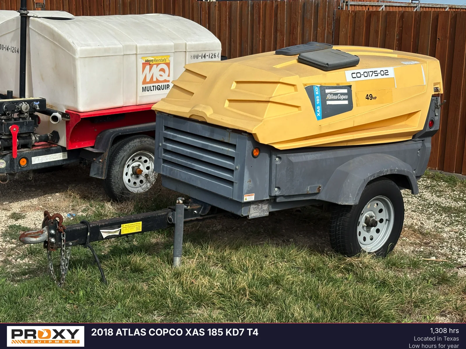 2018 ATLAS COPCO XAS 185 KD7 T4