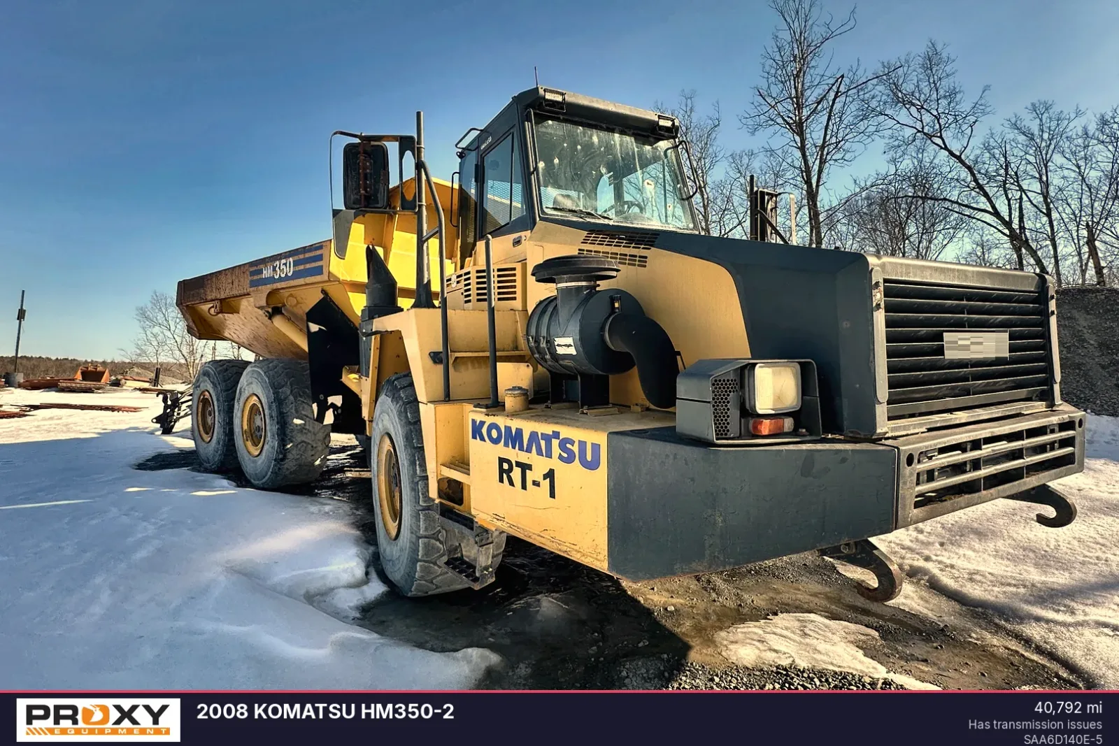 2008 KOMATSU HM350-2